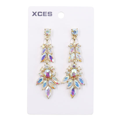 Oval Crystal Drop Bridal Earring JE7308 (3PAIR)