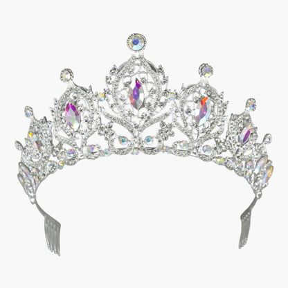 Crystal Tiara Crown HT0933 (2PC)