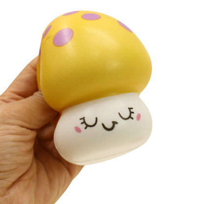 Cute Colorful Mushroom Foam Sponge Squishy Toy SS6425-14 (12PC)