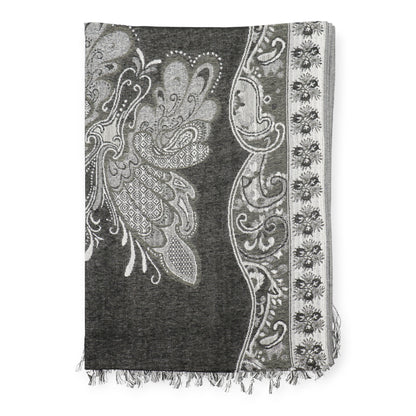 Metallic Pashmina Butterfly SCF4815-9. (12PC)