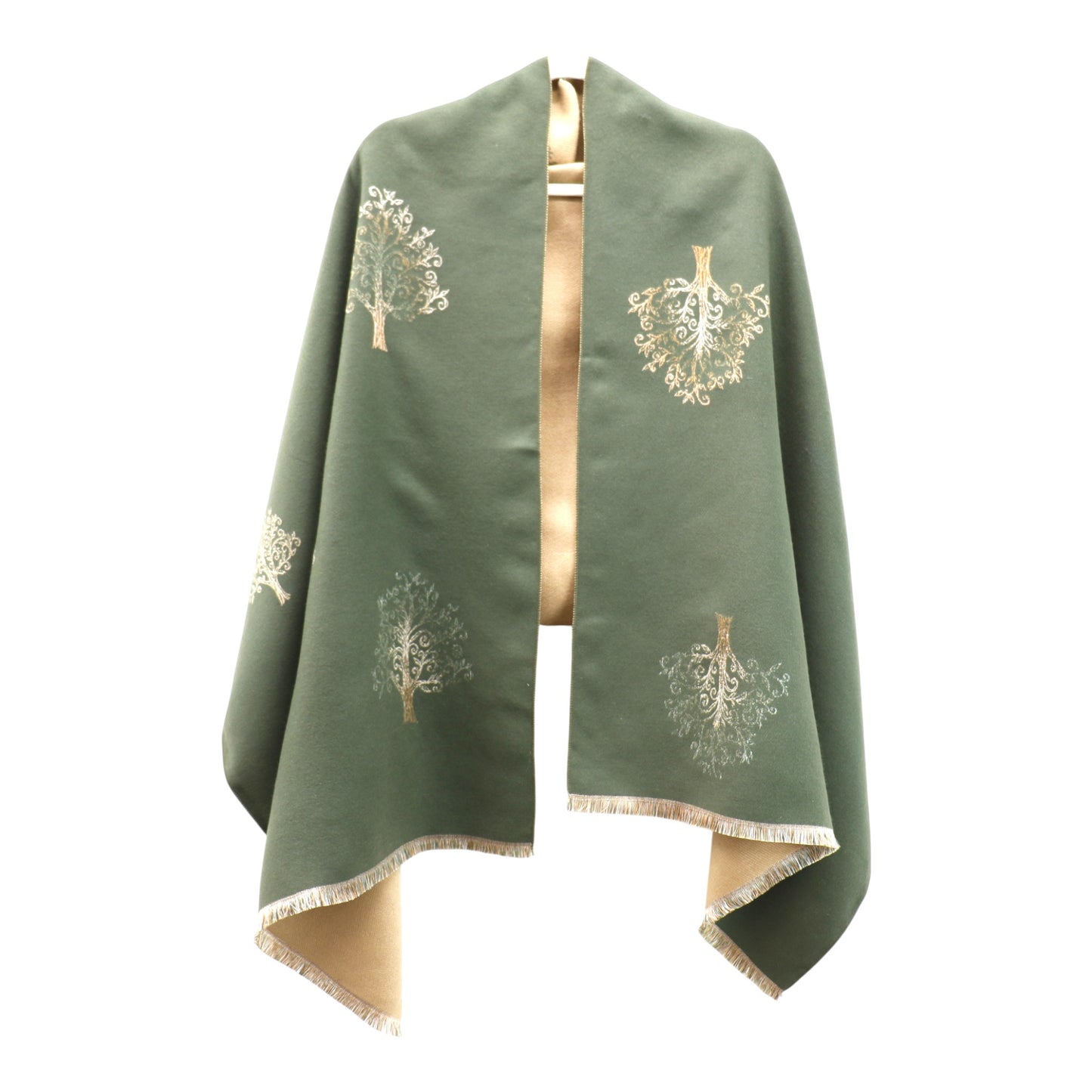 Cashmere Feel Winter Reversible Lucky Tree patten  Scarves SCF1230-34 (12PC)