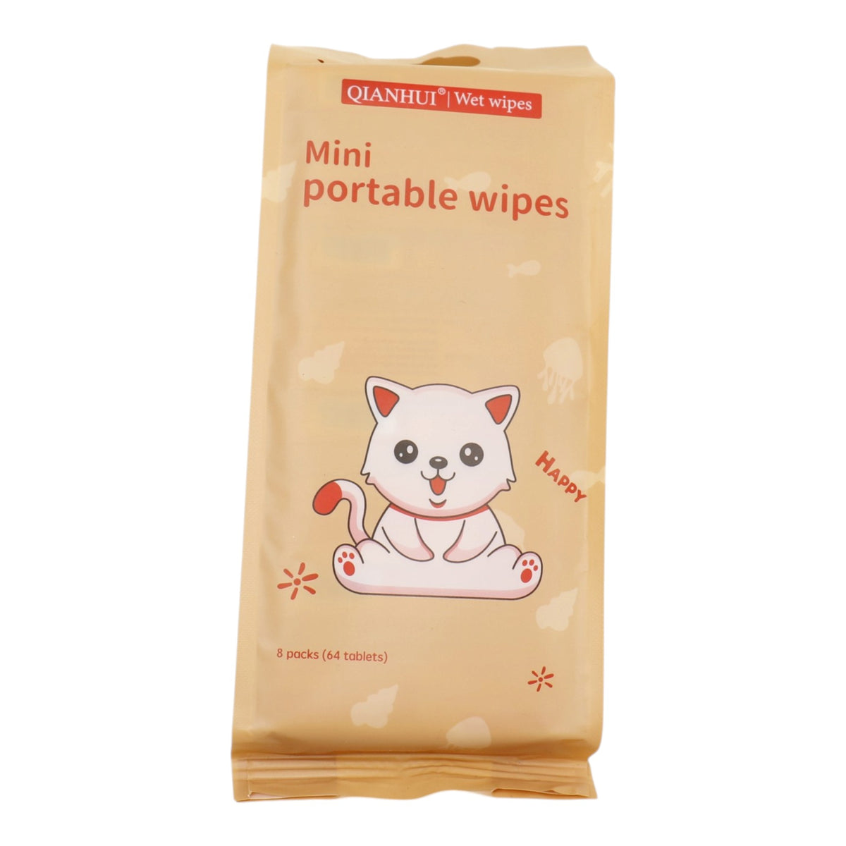Cute Mini Portable  Wipes SJ0036 (12PK)