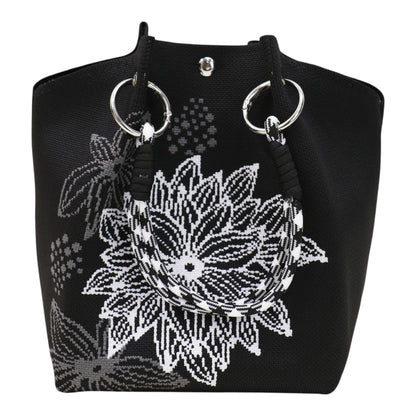 Floral Pattern Women's Knitted Bucket Bag JB6122-2 (12PC)