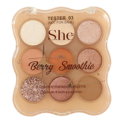 S. He 9 Color Eyeshadow Palette EP1086 (24PK)