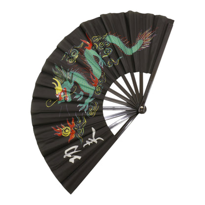 Dragon Large Traditional Perigon Line Dance Folding Fan 0640 (12PC)