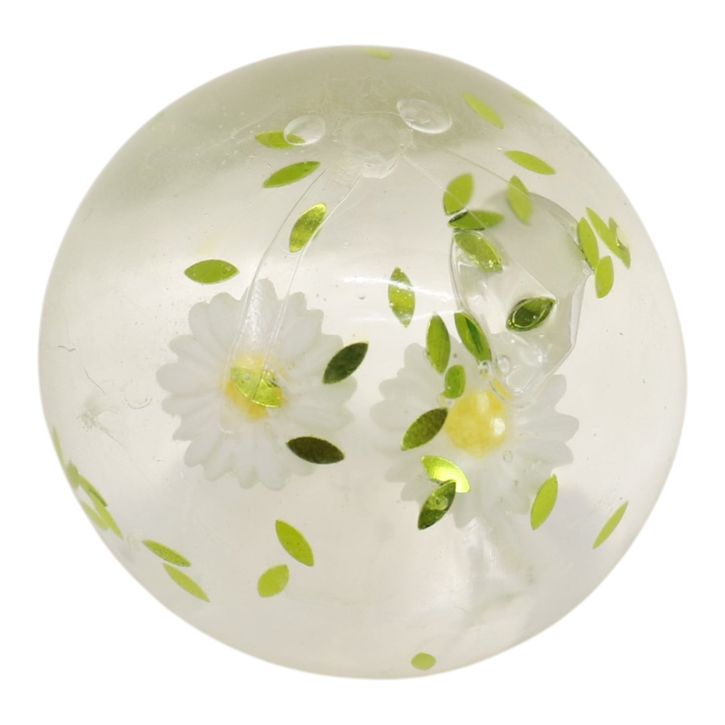 Clear Ball Daisy Squishy Toy JT6407-5 (12PC)