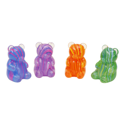 Marbled Gummy Bear Colorful Squishy JT6528-13. (12PC)