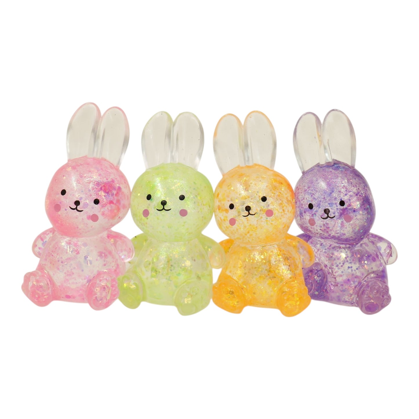 Glitter Maltose Sugar Bunny Squishy Toy SS6510-203 (12PC)