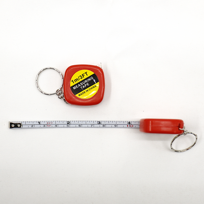 Mini Measuring Tape Key Chain KC5909-3 (12PC)