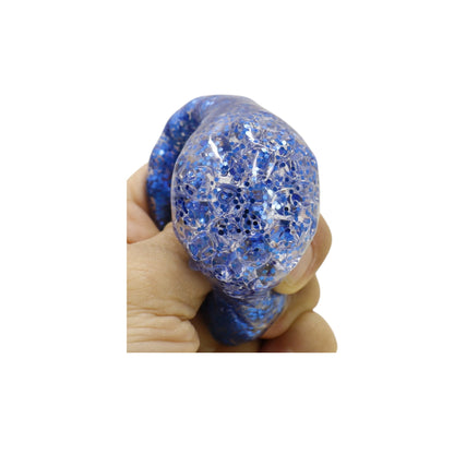 Mini Glitter Gel Bead Squishy Dumpling With Steamer SQ6606-3. (12PC)