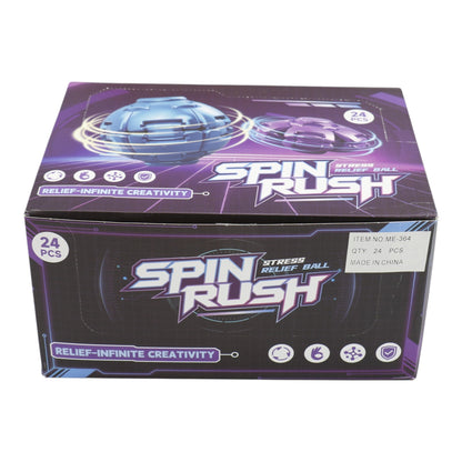 Press to Spin Fidget Spinner HelixCore Rotating Stress Ball Fidget Toy ME364 (24PC)