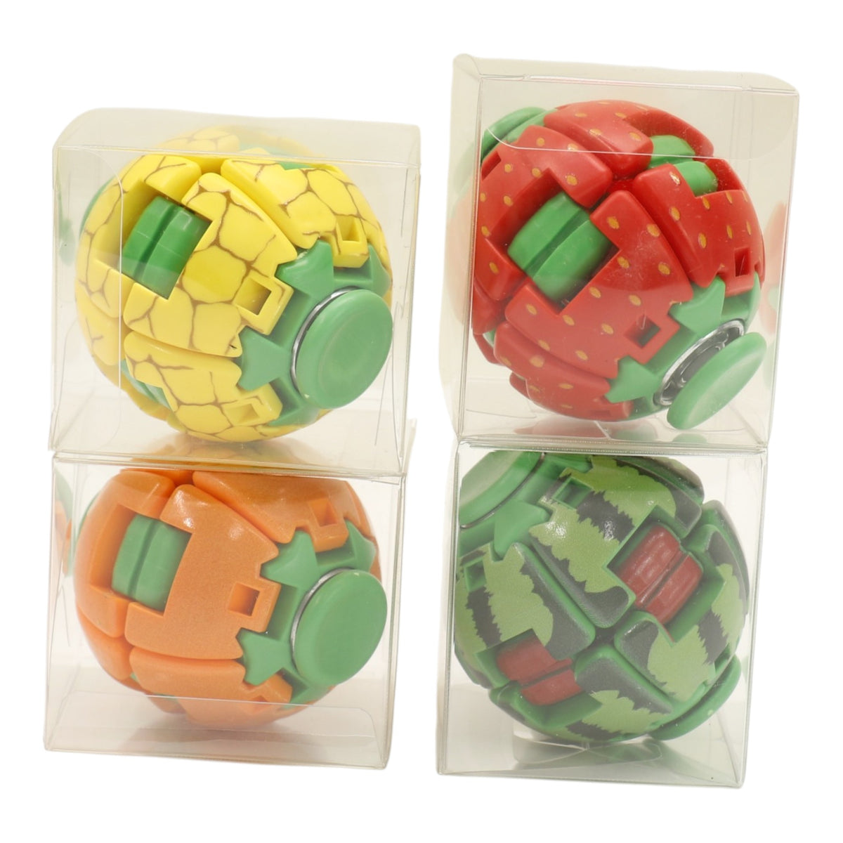 Press to Spin Fidget Spinner HelixCore Rotating Stress Ball Fidget Toy Y845 (24PC)