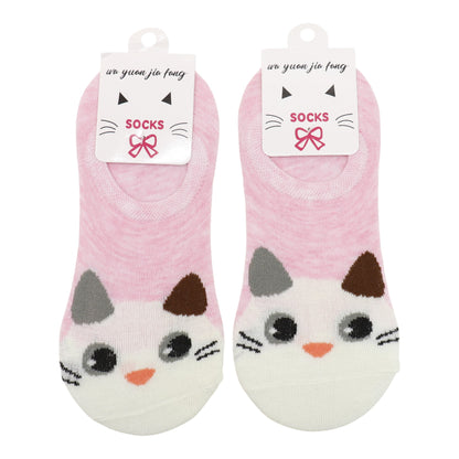 Women's Cute Animal Cartoon Fake Socks SS3208-108. (12PC)