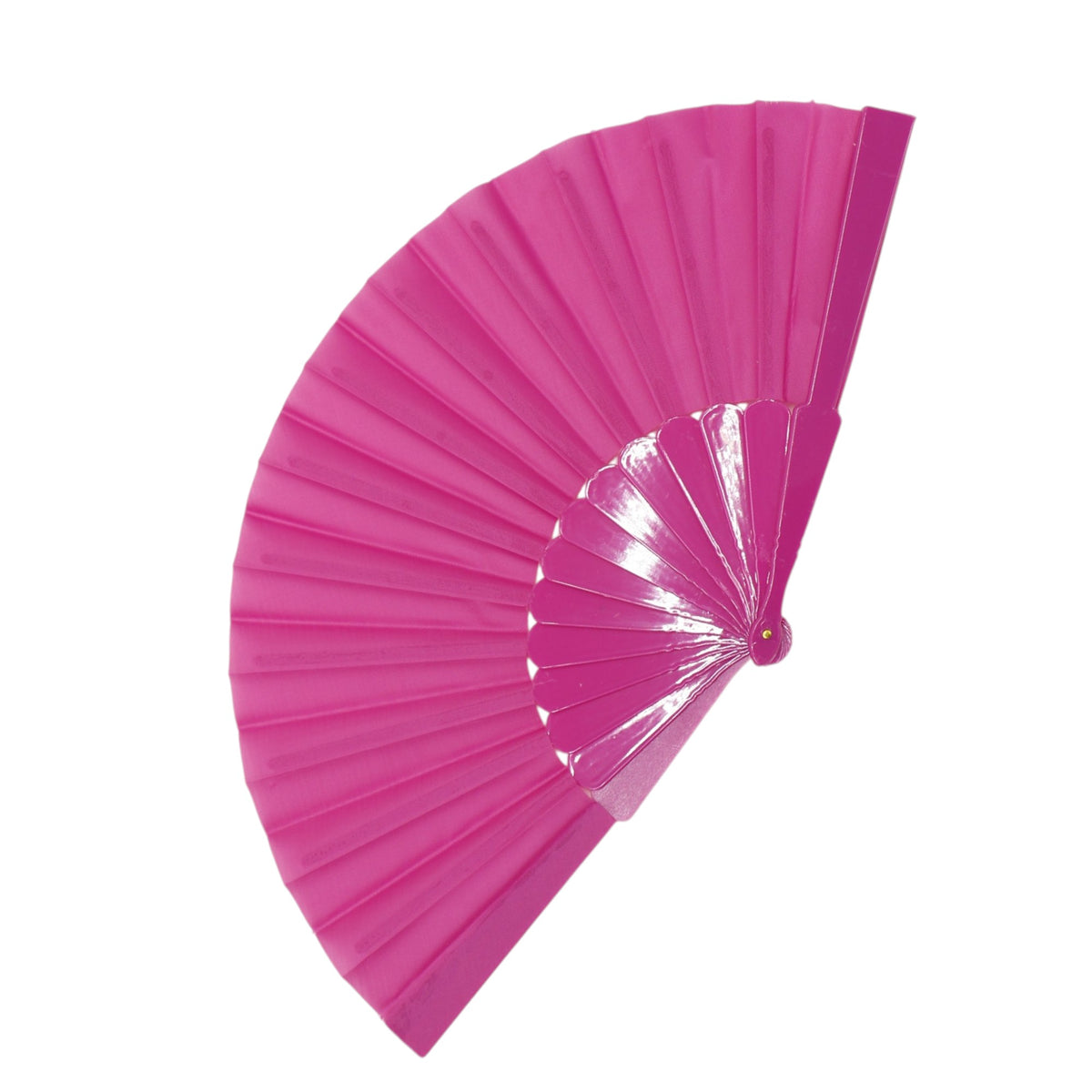 Solid Color Hand Held Folding Fan JF6323-1! (12PC)