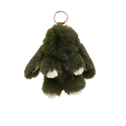 Cut Rabbit Pom Pom Key Chain KC0225-5. (3PC)