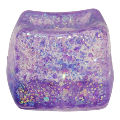 Iridescent Glitter Cube Maltose Putty Filled Squishy TY6327-11 (12PC)