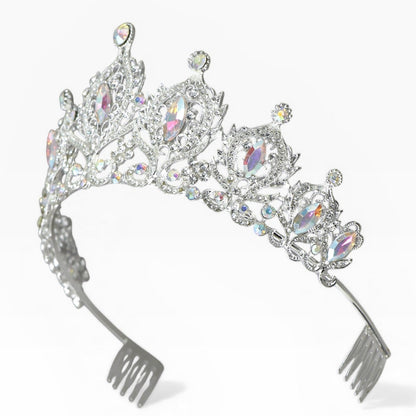 Crystal Tiara Crown HT0933 (2PC)