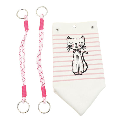 Cut Pink Cat Knitted Tote Bag SS51118-3 (3PC)