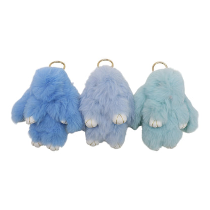Cut Rabbit Pom Pom Key Chain KC0225-5. (3PC)