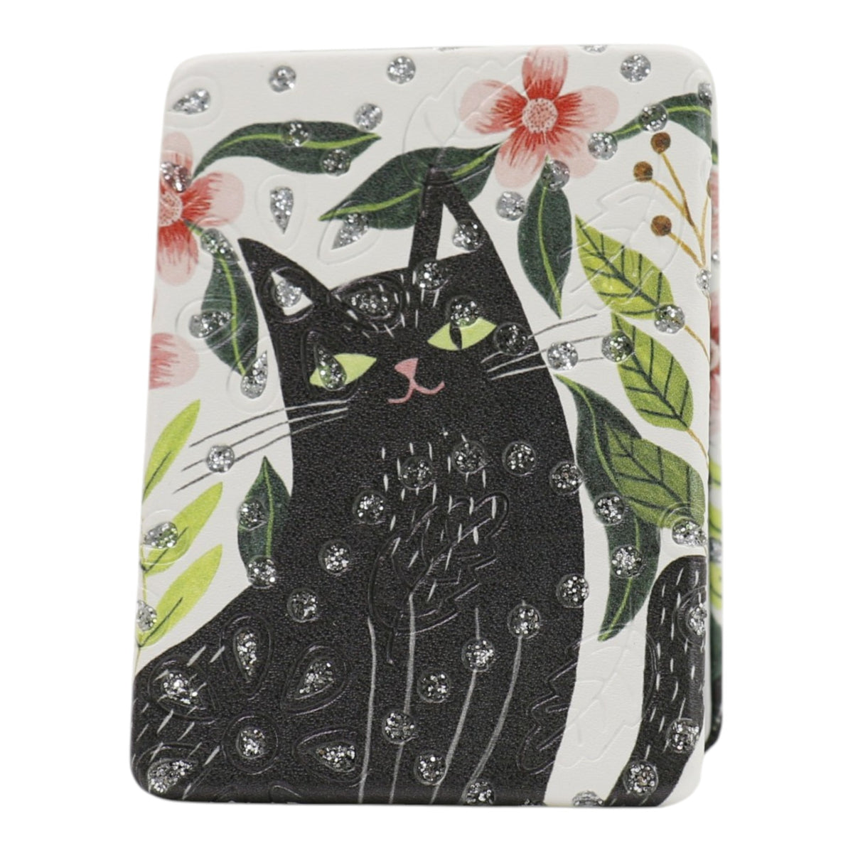 Cat Cartoon Rectangular Glitter Compact Makeup Mirror JM6423-30 (12PC)
