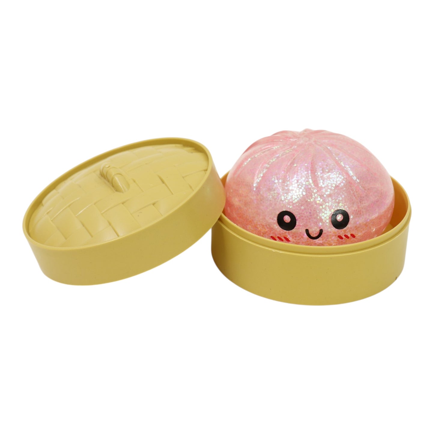 Glitter Squishy Dumpling Filled With Beads Toy SS417-3(12PC)