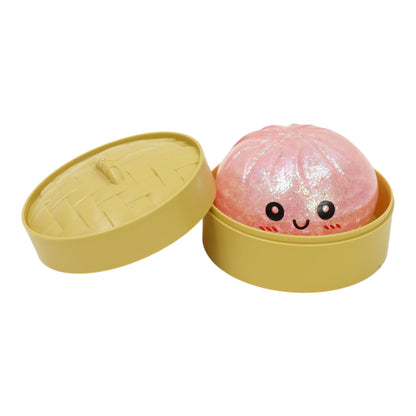 Glitter Squishy Dumpling Filled With Beads Toy SS417-3(12PC)