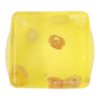 Cube Fidget Squishy Filled With  A Clear Ocean Scene Squishy Ball Toy JT6608-6 (12PC)