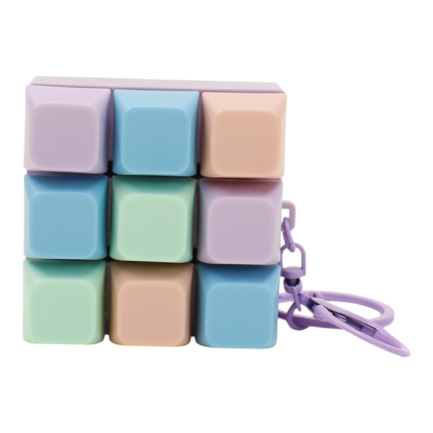 Colorful Keyboard Clicky Keycap Fidget Keychain  SS6426-1 (12)