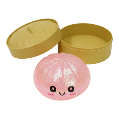 Glitter Squishy Dumpling Filled With Beads Toy SS417-3(12PC)
