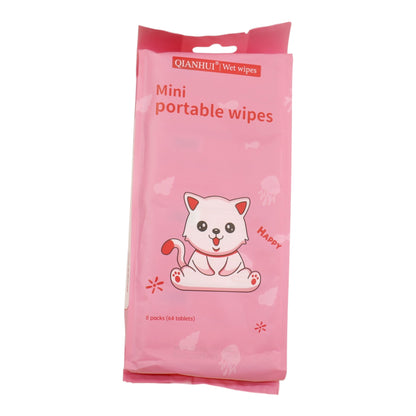 Cute Mini Portable  Wipes SJ0036 (12PK)