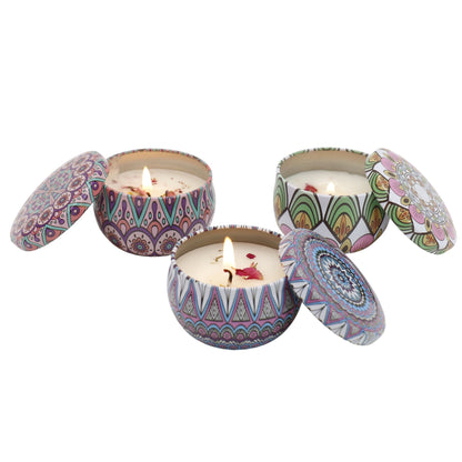 Bohemia 4pcs Fragrance Scented Candle AC5113-2 (3Pack)