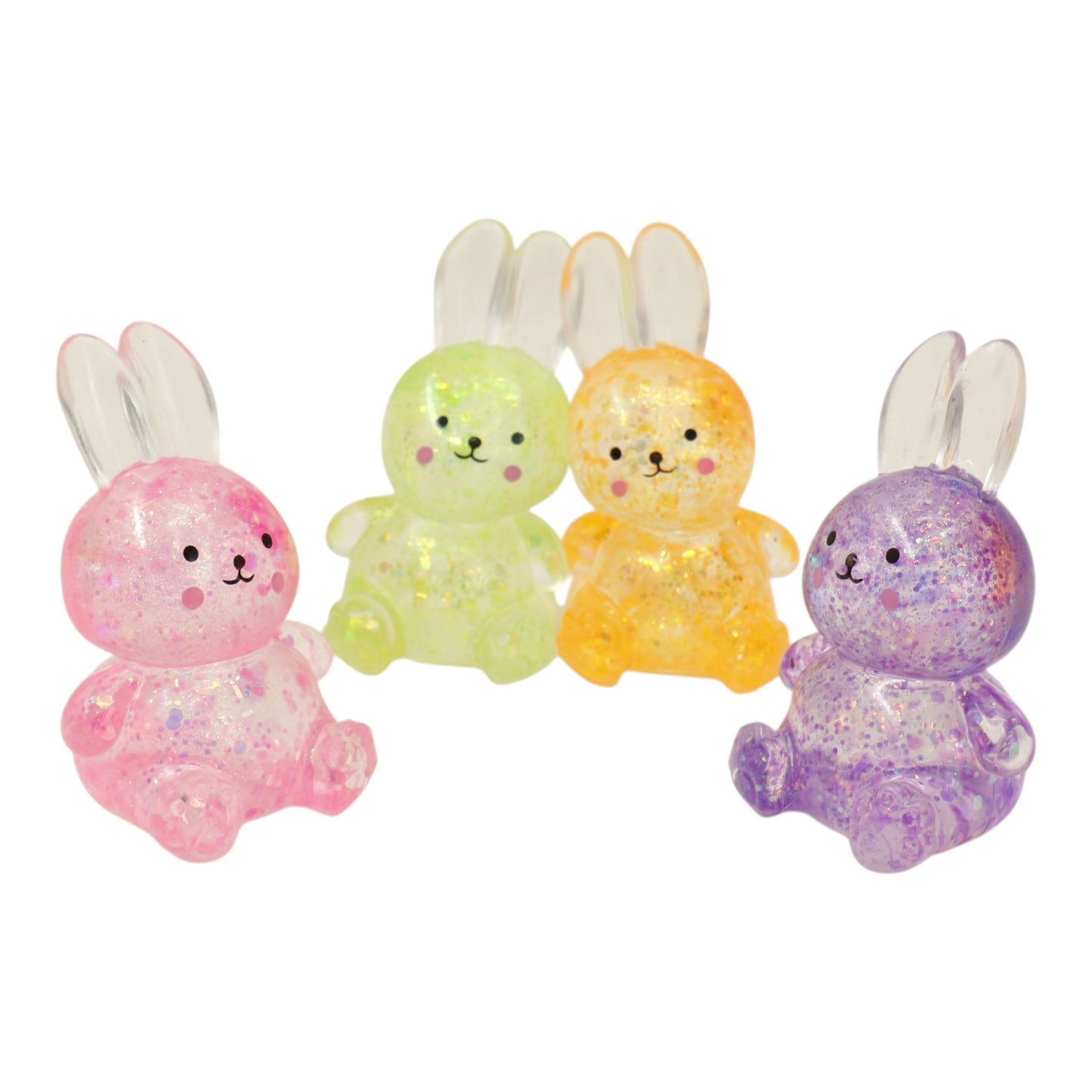 Glitter Maltose Sugar Bunny Squishy Toy SS6510-203 (12PC)