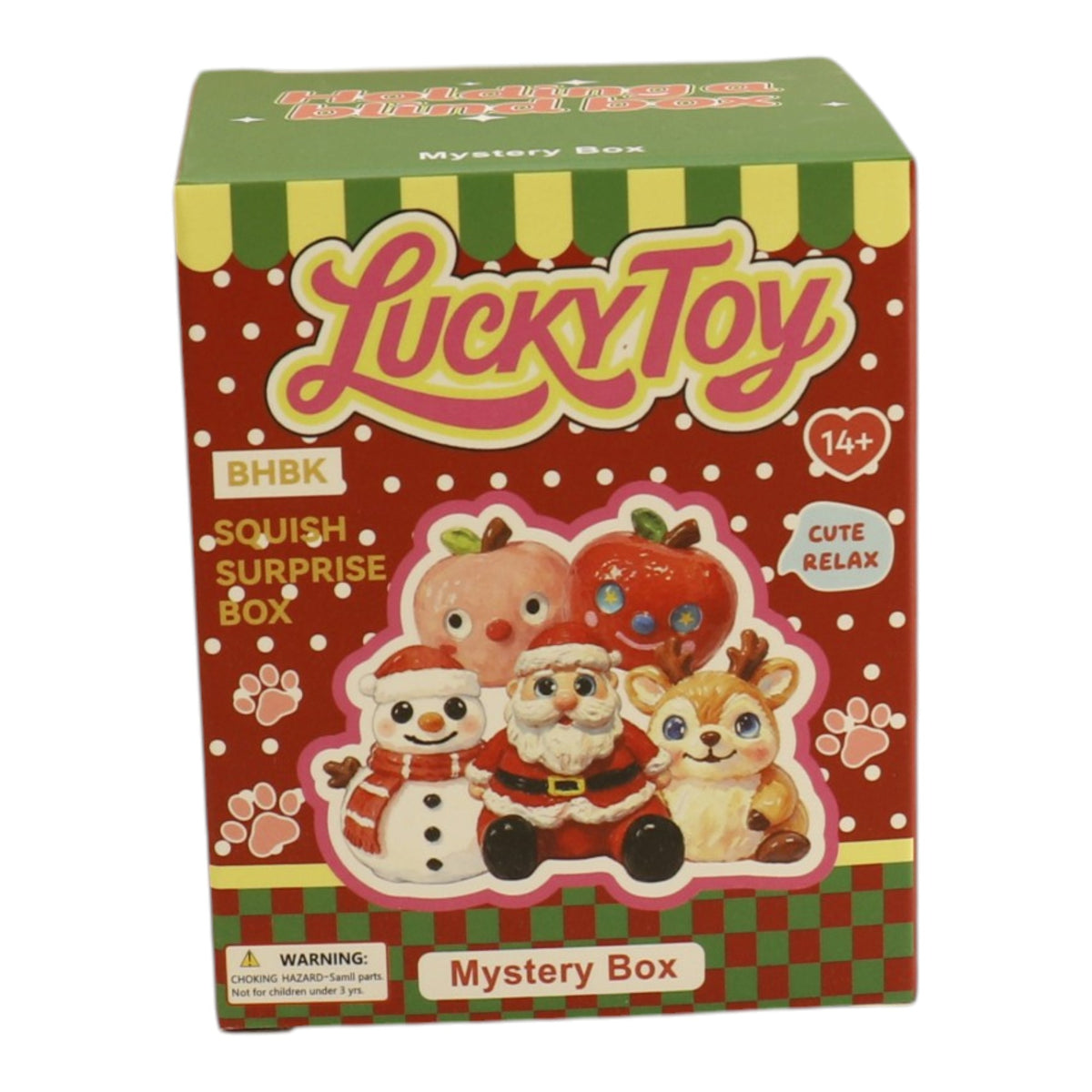Christmas Silicon Squishy Toy SS6910-40 (6PC)
