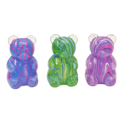 Marbled Gummy Bear Colorful Squishy JT6528-13. (12PC)