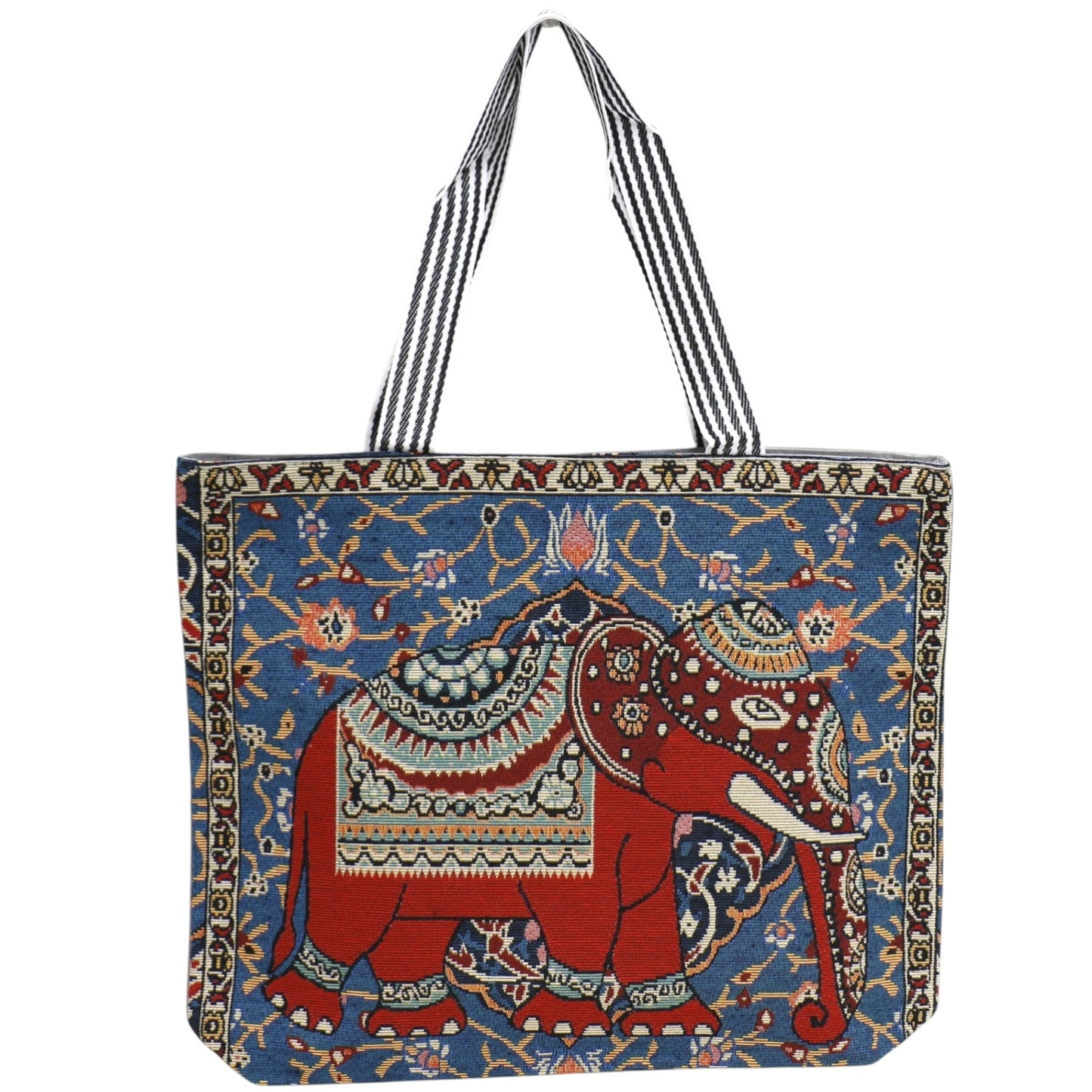Elephant Embroidery Tote Bag BG315-7. (12PC)