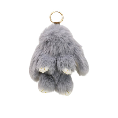 Cut Rabbit Pom Pom Key Chain KC0225-5. (3PC)