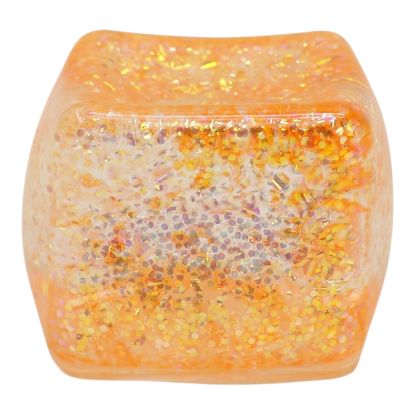 Iridescent Glitter Cube Maltose Putty Filled Squishy TY6327-11 (12PC)