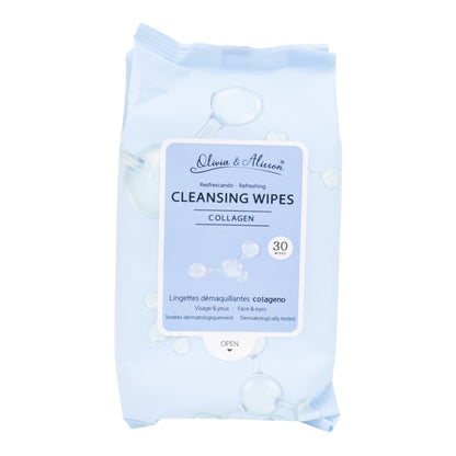 Collagen Cleansing Makeup Remover Wipes MT009 (6PK)