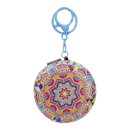 Mandala Round Mirror Key Chain JM6402-2 (12PC)