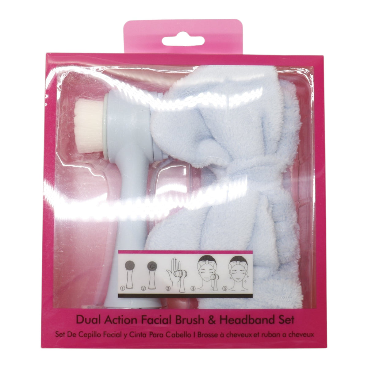 Facial Brush And Headband Set 913 (12PC)