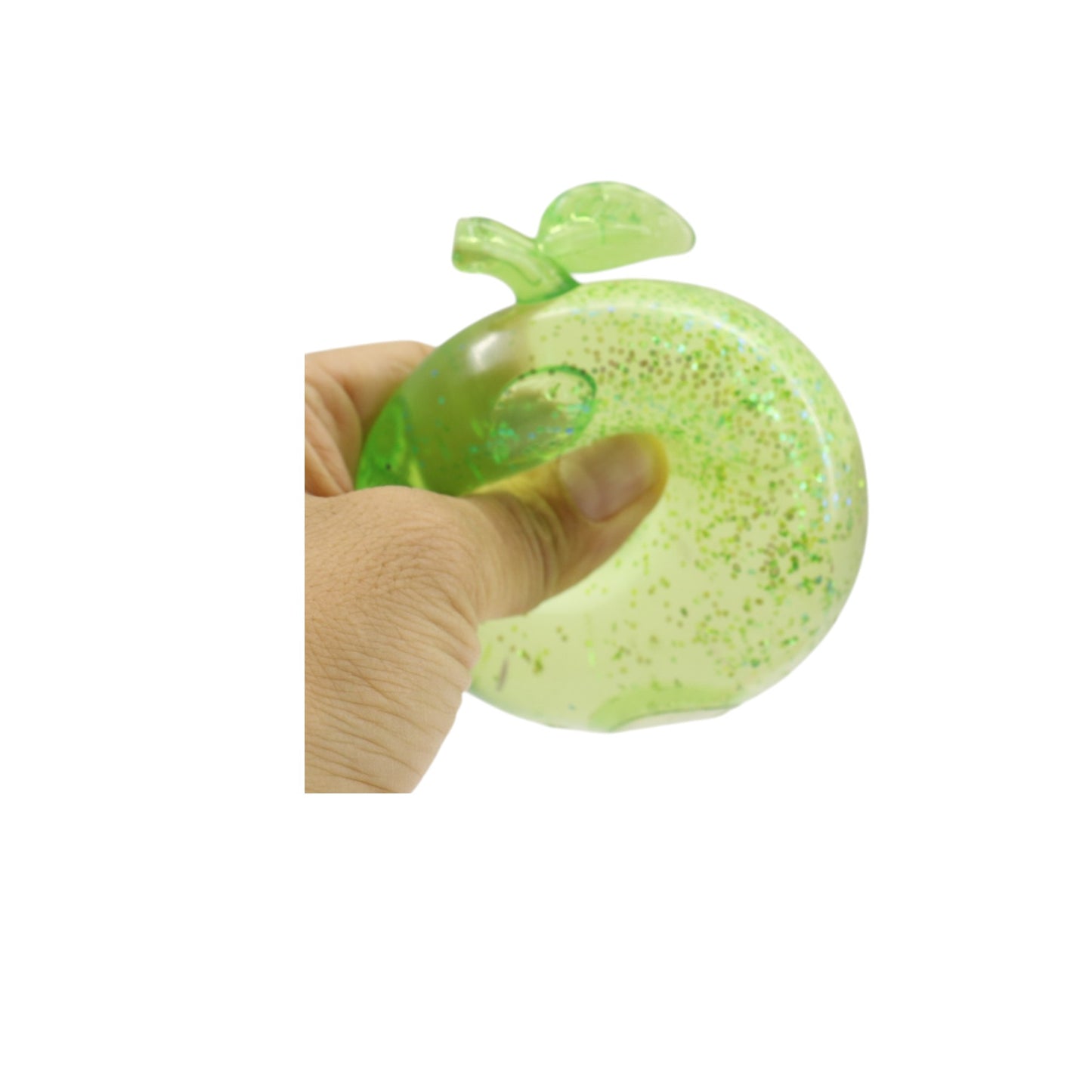 Glitter Apple Maltose Squishy Toy JT6609-15 (12PC)