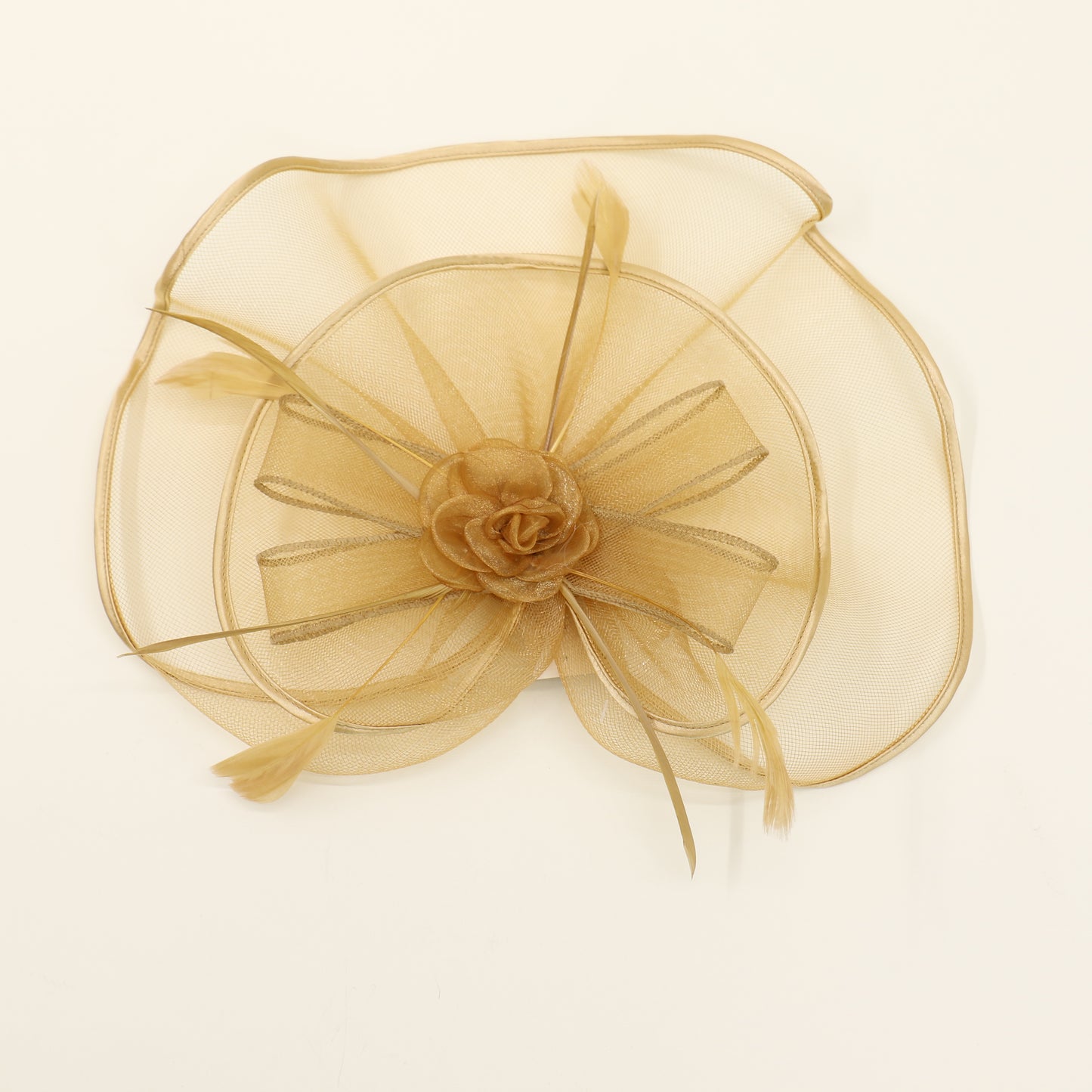 Fascinator Kentucky Derby & Tea Party Flower Feather Hat FF812.(3PC)