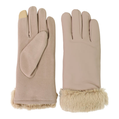 Women's Fur Gloves GL193. (12PAIR)