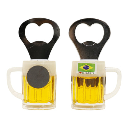 Mini Beer Mug Bottle Opener with Magnetic BO723-1. (12PC)