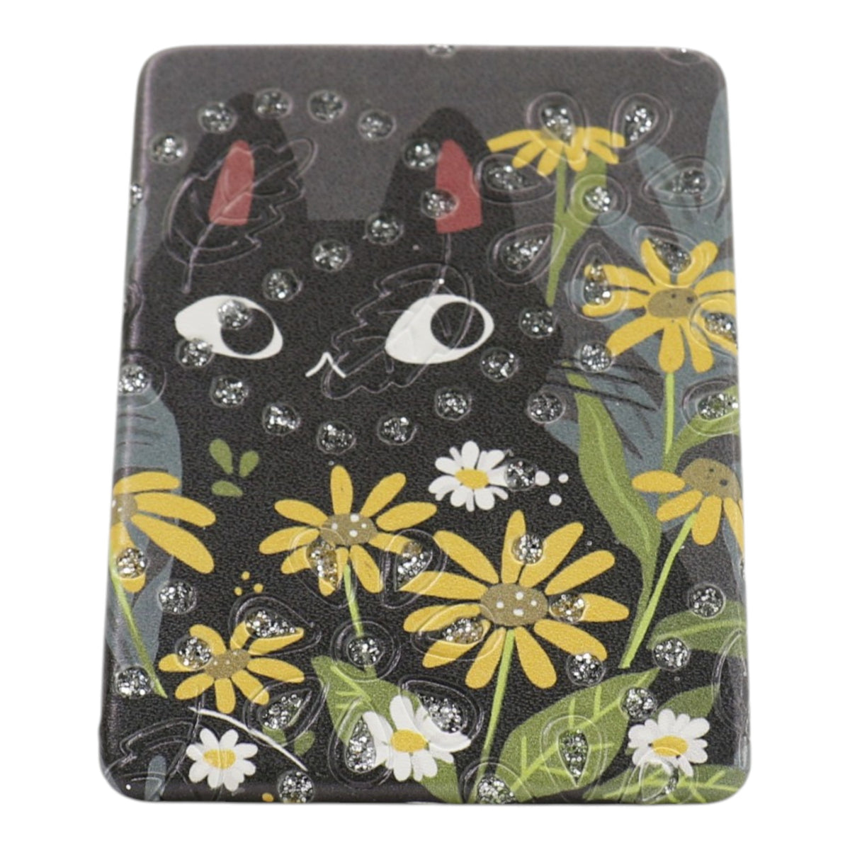 Cat Cartoon Rectangular Glitter Compact Makeup Mirror JM6423-30 (12PC)