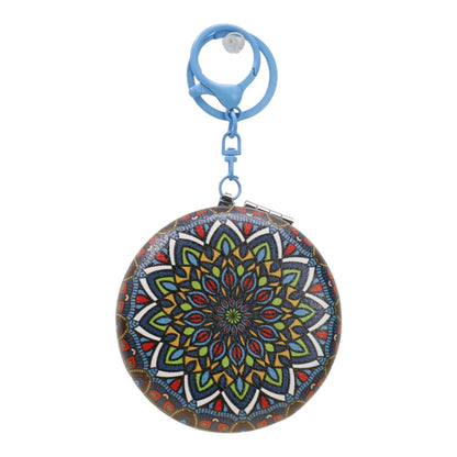 Mandala Round Mirror Key Chain JM6402-2 (12PC)