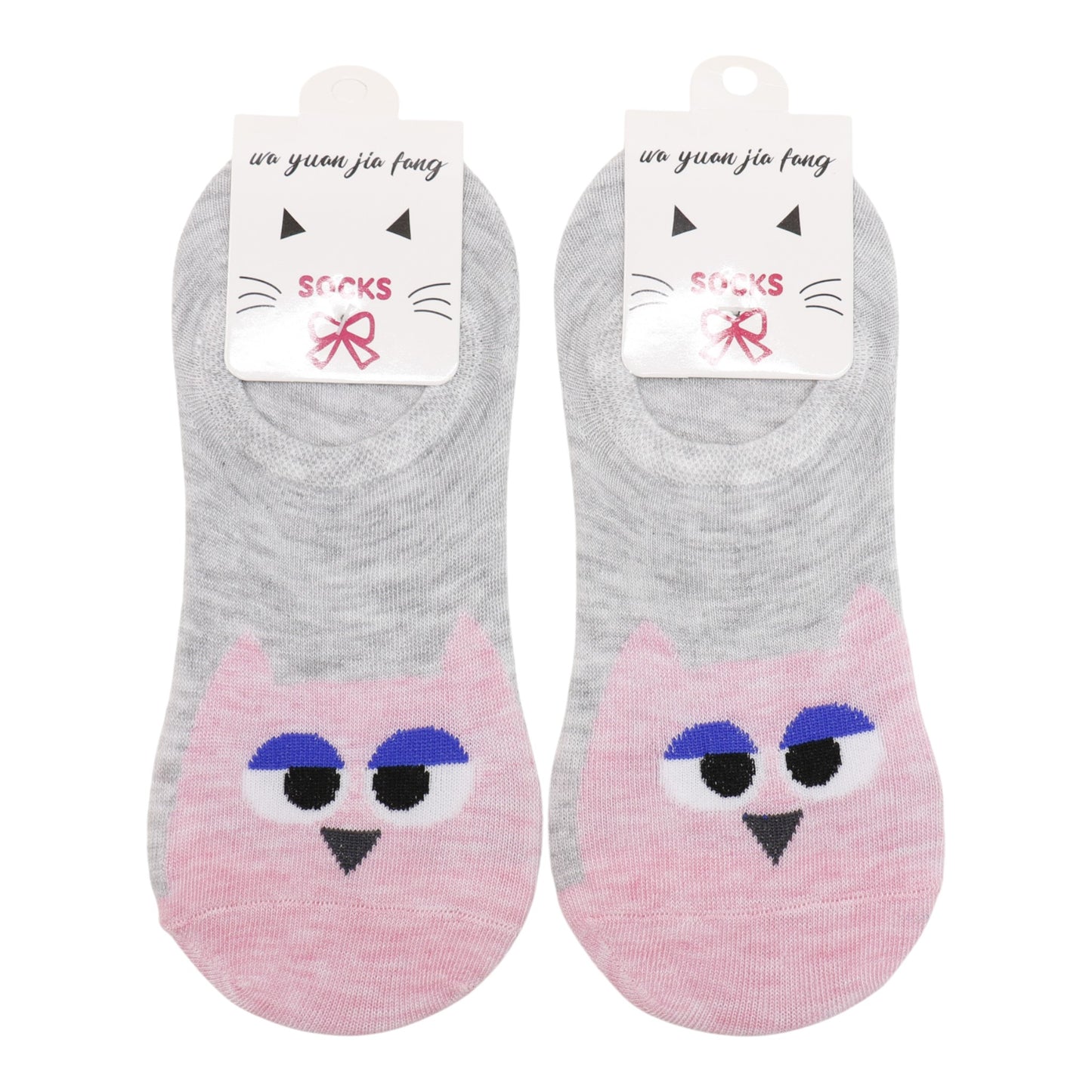 Women's Cute Animal Cartoon Fake Socks SS3208-108. (12PC)