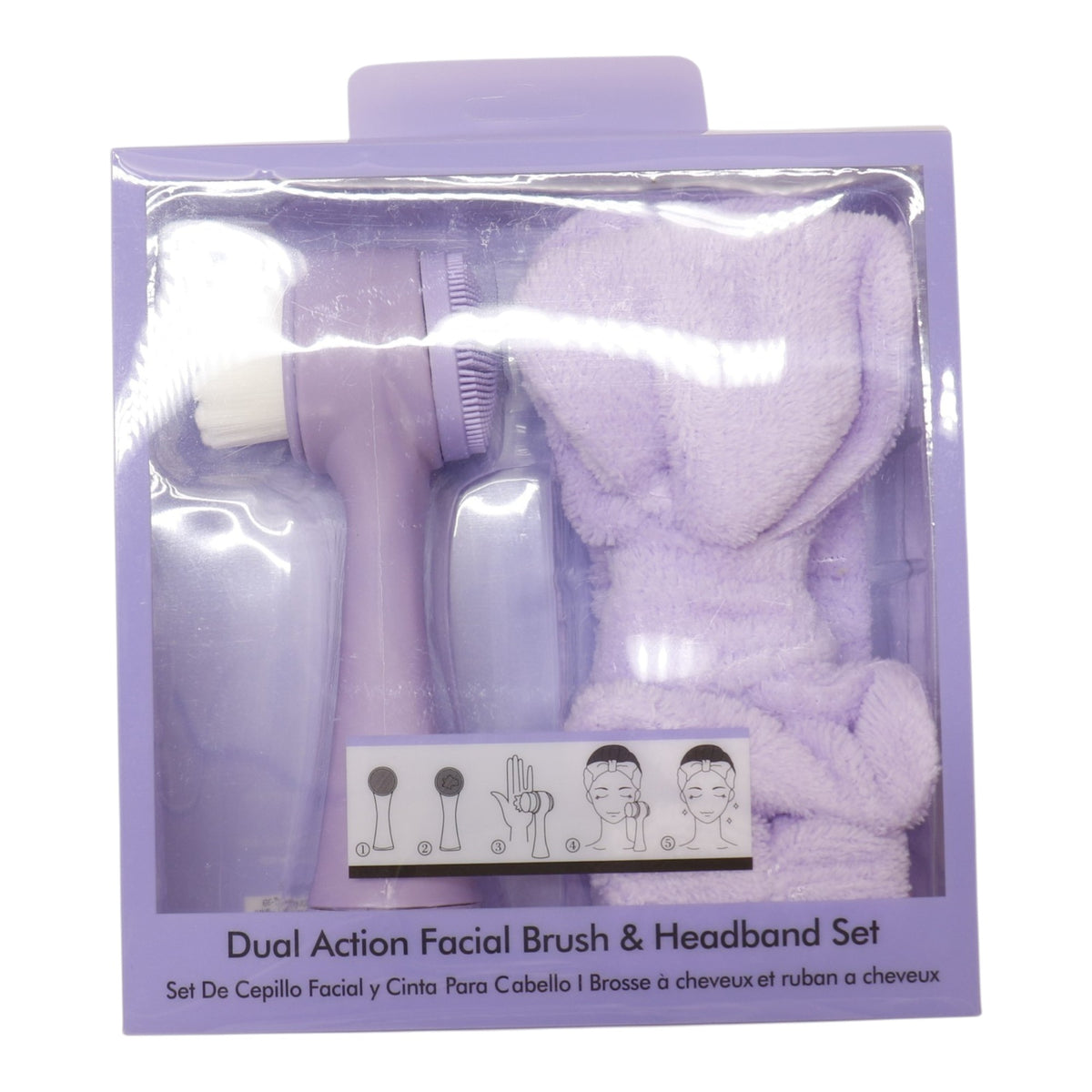 Facial Brush And Headband Set 913 (12PC)