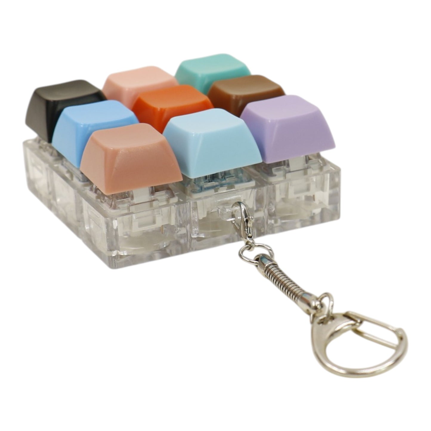 Pastel Clicky Keycap Fidget Keychain  SS6602-18 (12)