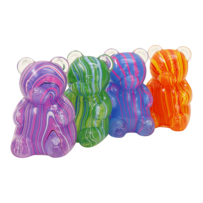 Marbled Gummy Bear Colorful Squishy JT6528-13. (12PC)